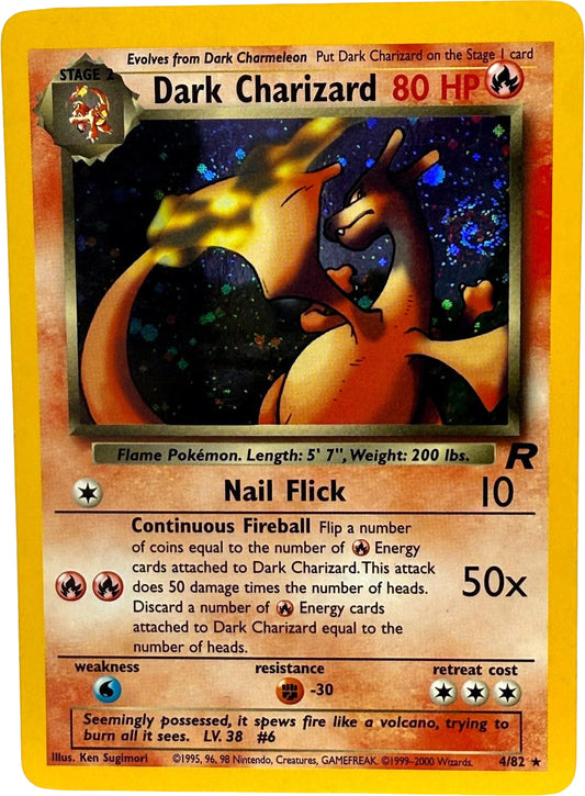 Pokémon: Dark Charizard - Unlimited Team Rocket 04/82 - Holofoil (TCG)