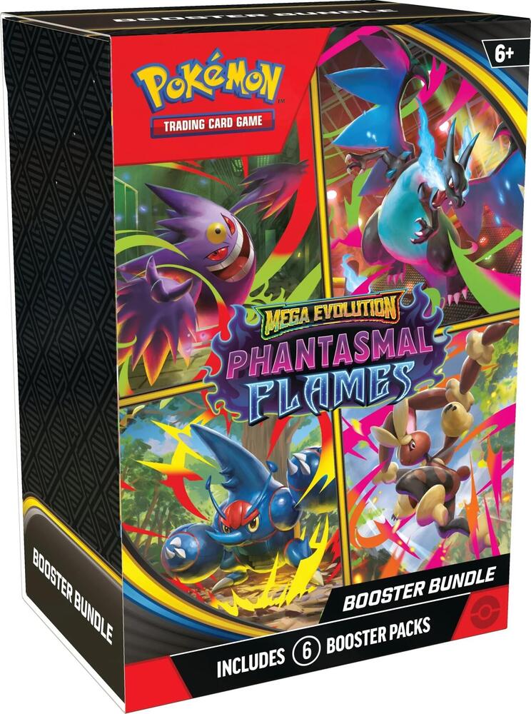 Pokemon TCG: Mega Evolution: Phantasmal Flames Booster Bundle (TCG)