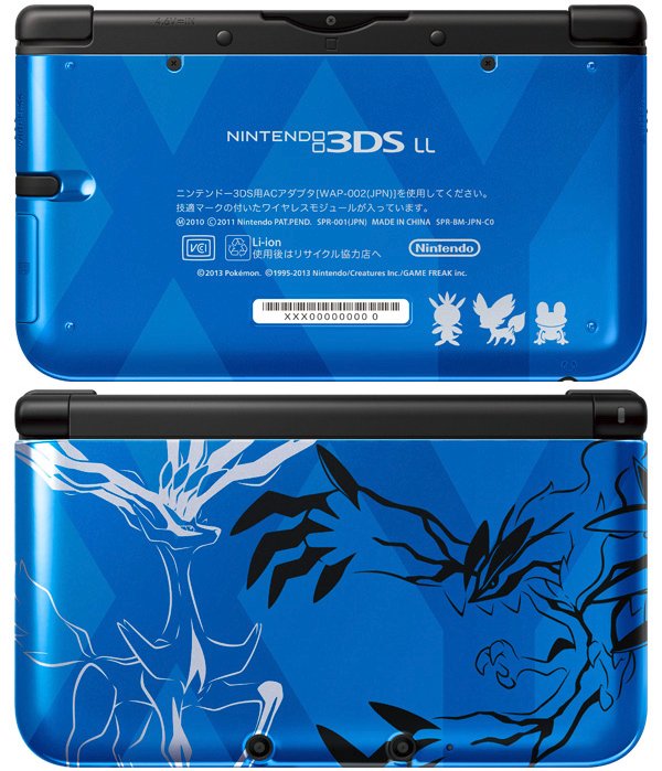 Pokemon X Y Edition 3DS System [NTSC System w/ Japanese Shell] (Nintendo 3DS)