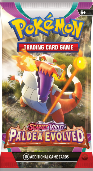 pokémon tcg scarlet & violet paldea evolved booster display box Pokemon TCG: Scarlet & Violet 02 Paldea Evolved Booster Pack (Toys) –  J2Games