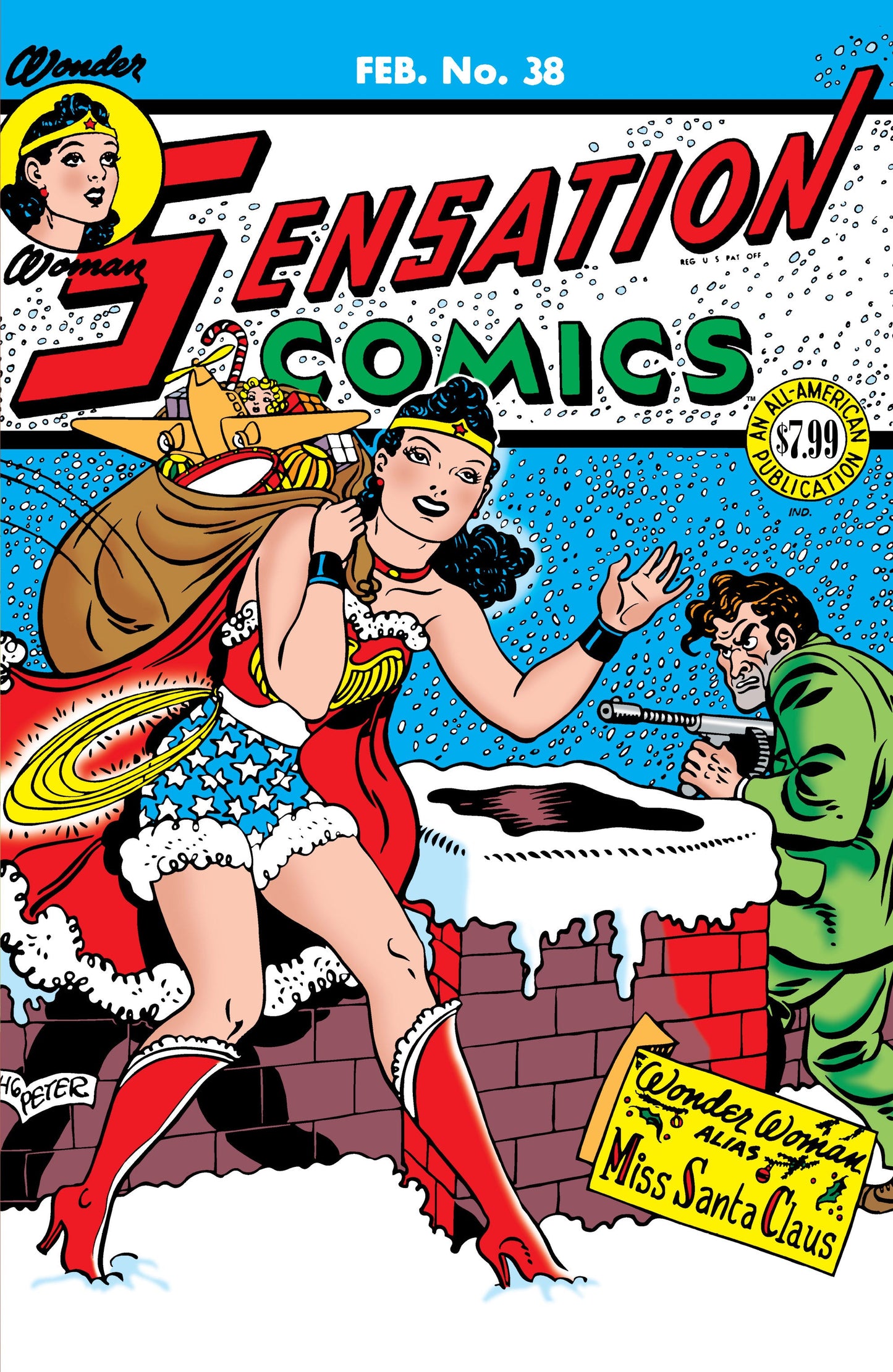 Sensation Comics #38 Facsimile Edition B Harry G Peter Foil Variant (12/17/2025) Dc
