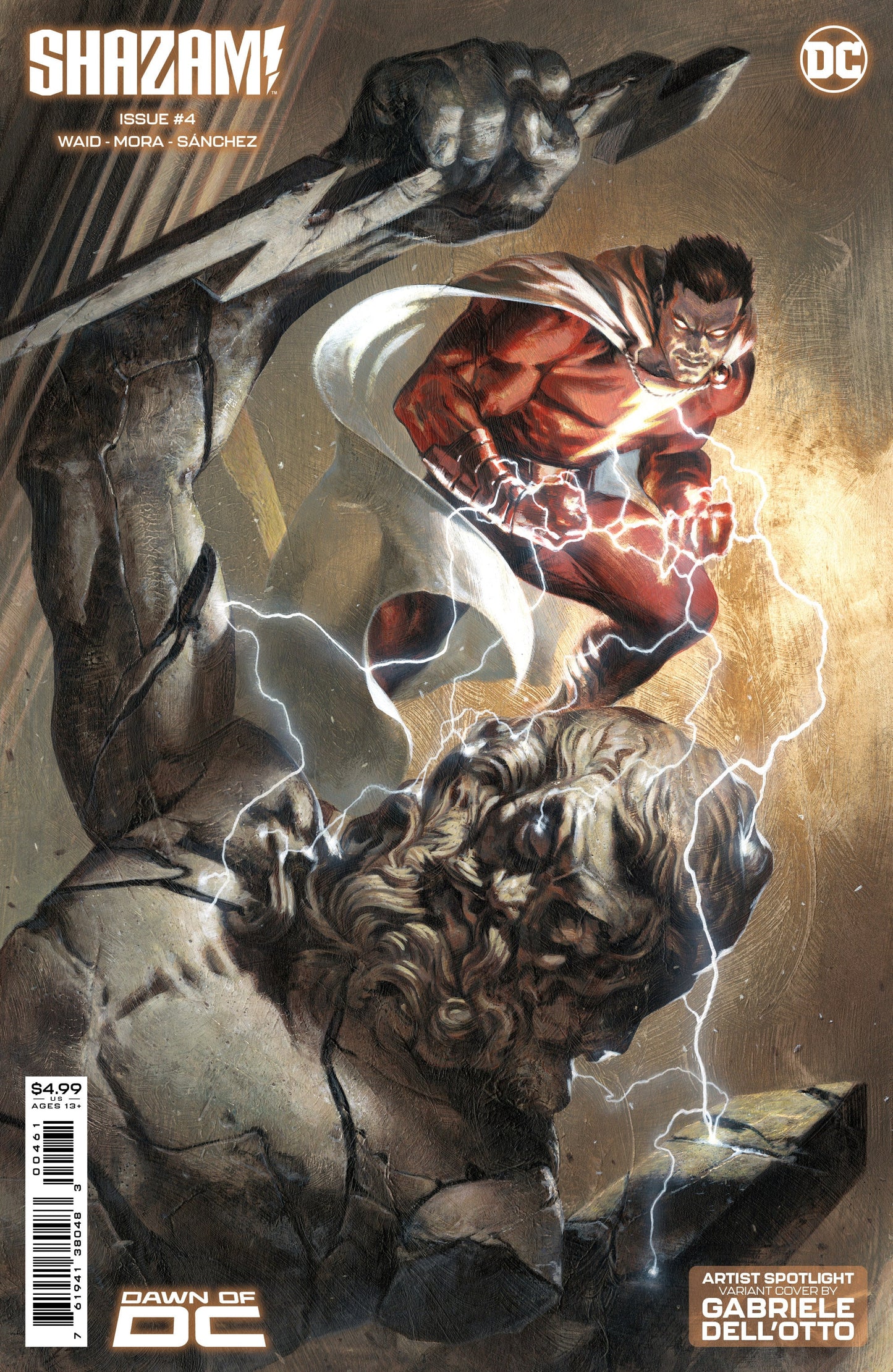 Shazam #4 D Gabriele Dell'Otto Artist Spotlight Card Stock Variant (10/03/2023) Dc