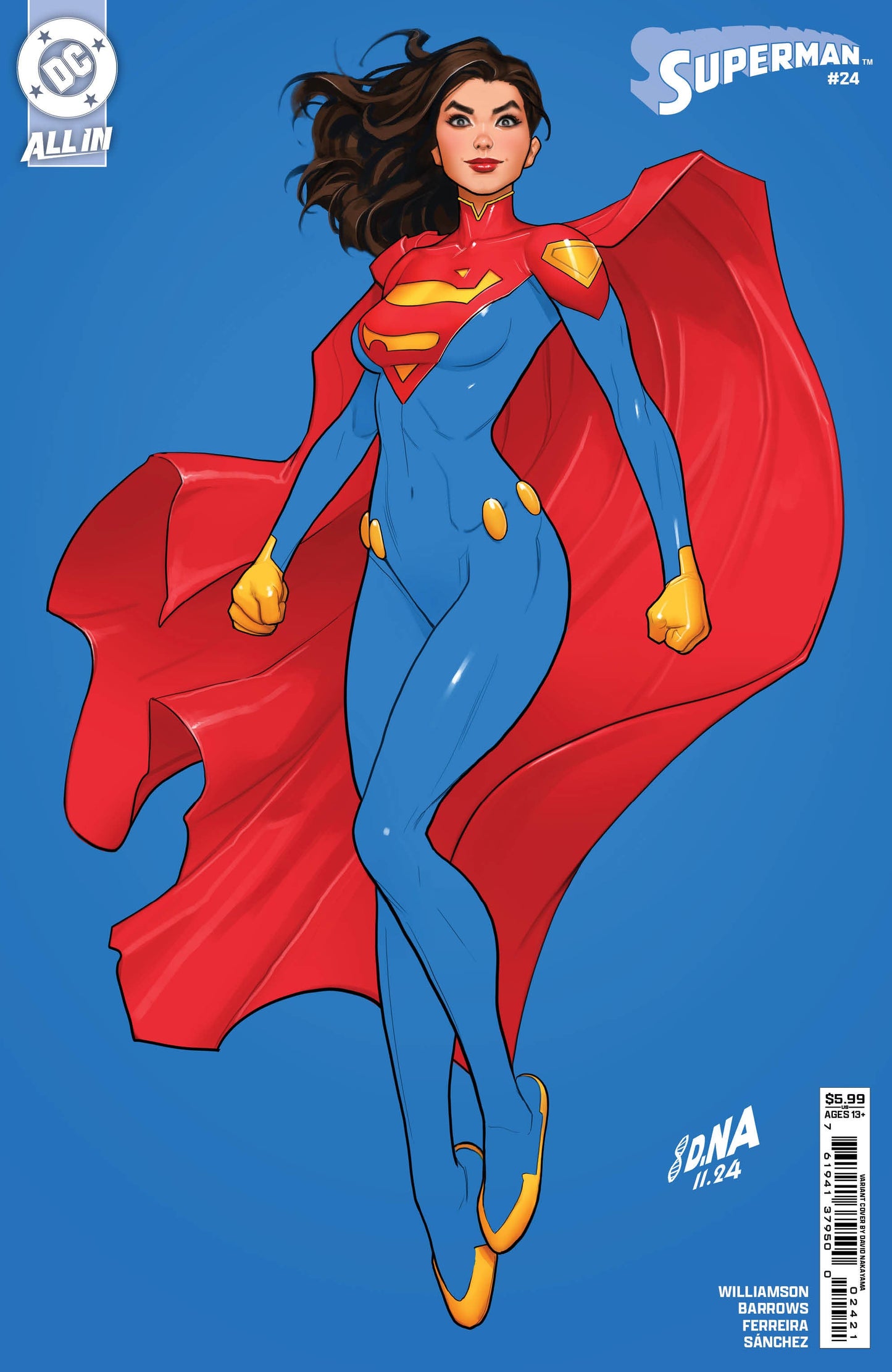 Superman #24 B David Nakayama Variant (03/26/2025) Dc