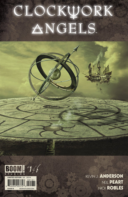 RUSH CLOCKWORK ANGELS #1 B Boom 2014 1:15 Hugh Syme Variant Neil Peart