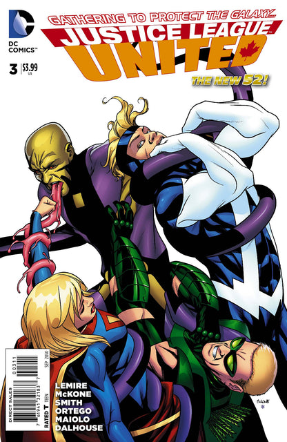 Justice League United #3 A DC 2014 Jeff Lemire Mike Mckone