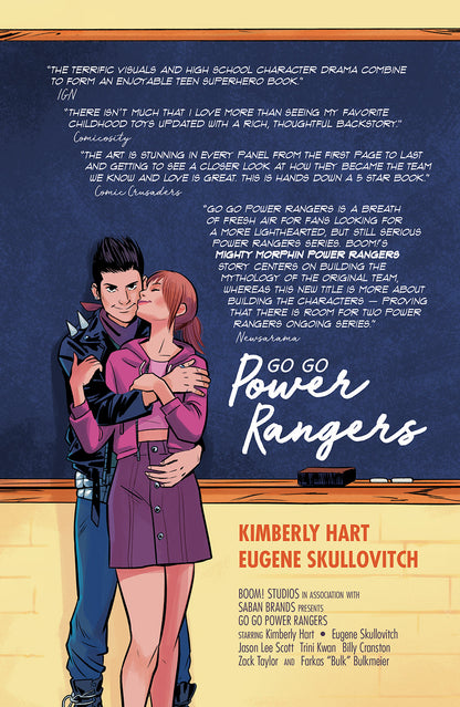 GO GO POWER RANGERS #7 Boom 2018 1:25 Natacha Bustos Kiss Variant
