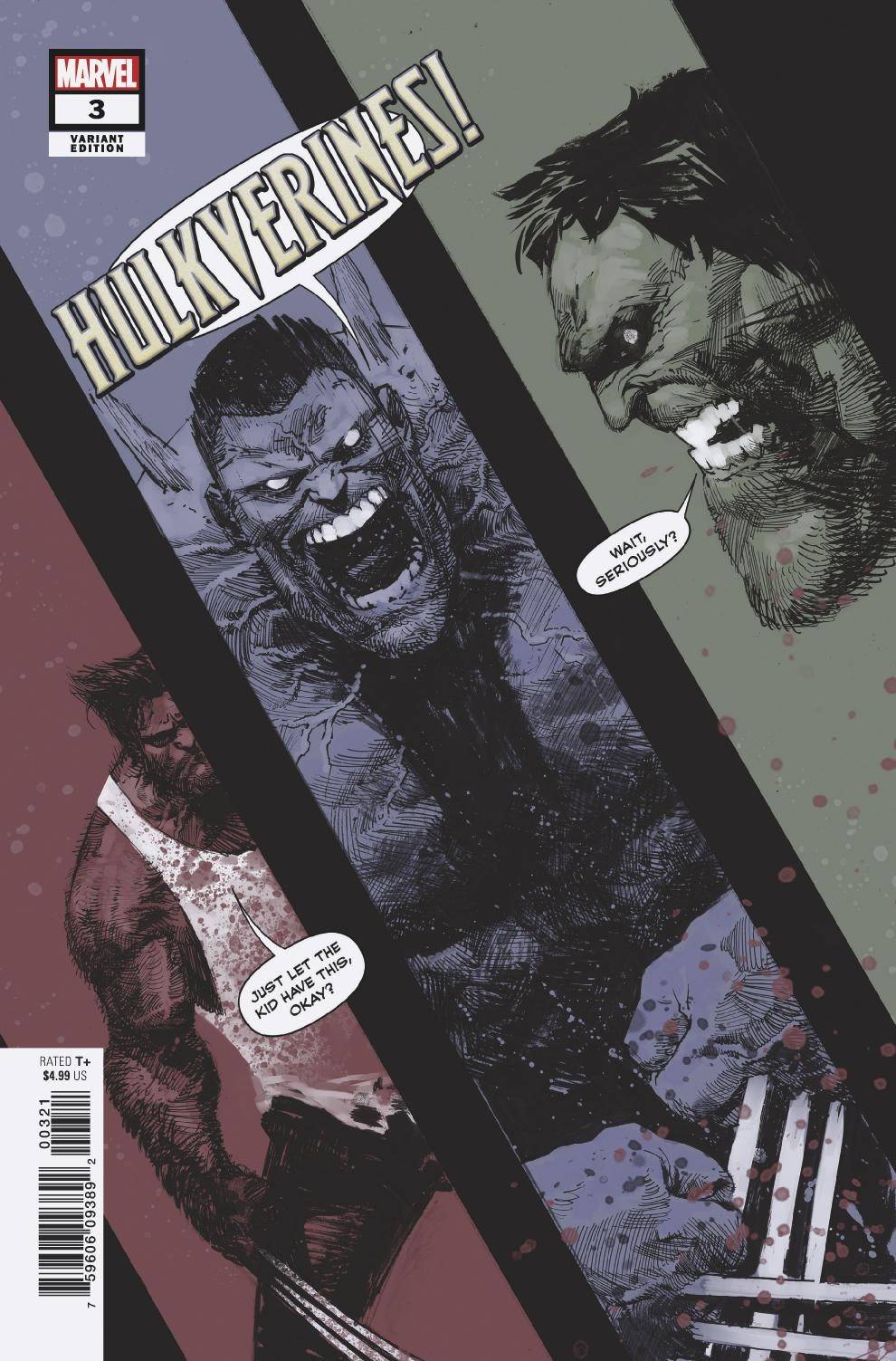 HULKVERINES #3 (OF 3) B Gerardo ZAFFINO Variant (04/24/2019) MARVEL