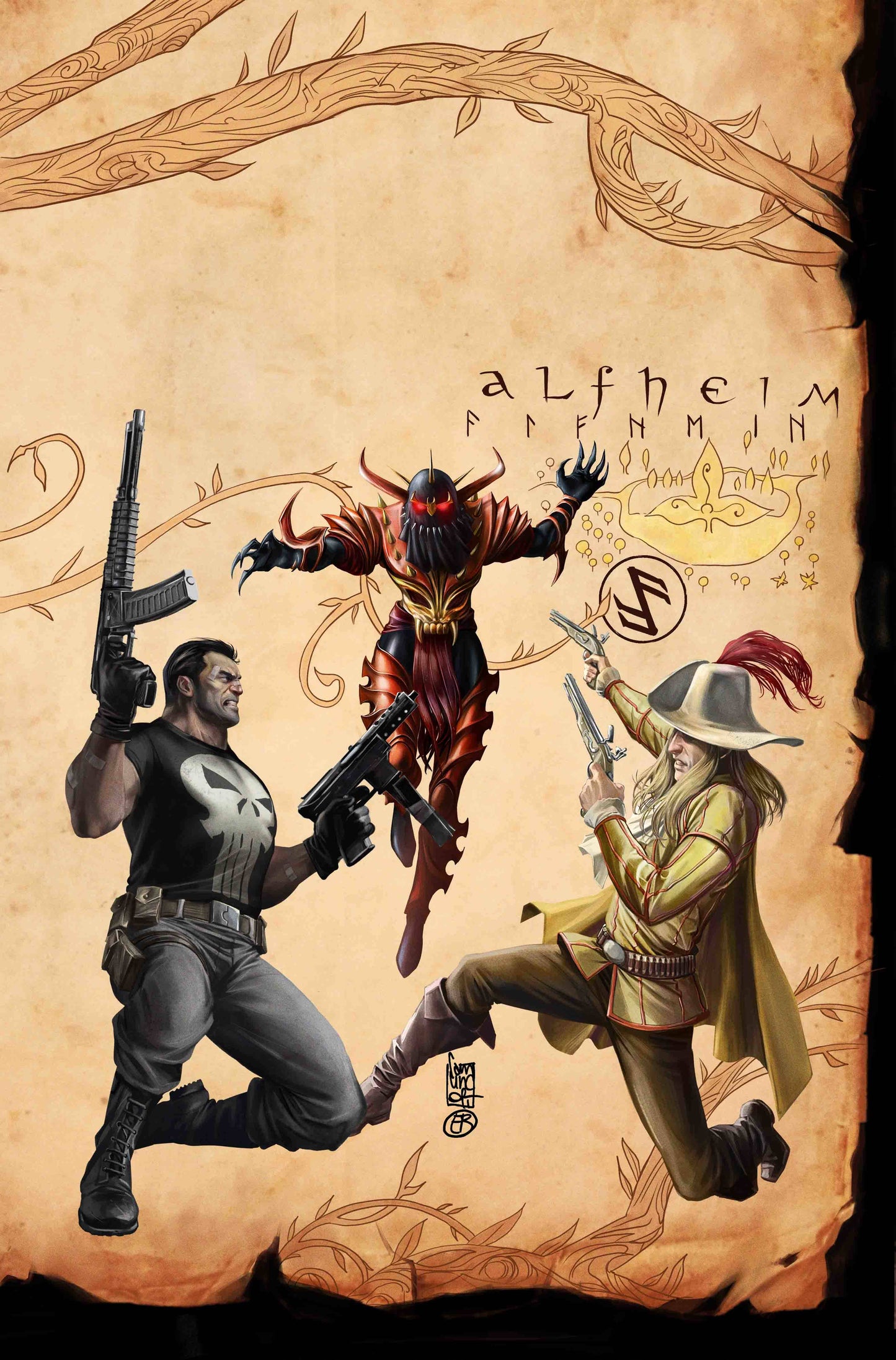 WAR OF REALMS UNCANNY X-MEN #1 B (OF 3) Marko DJURDJEVIC CONNECTING Variant (04/24/2019) MARVEL