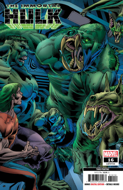 IMMORTAL HULK #16 3rd Print Variant (05/29/2019) MARVEL