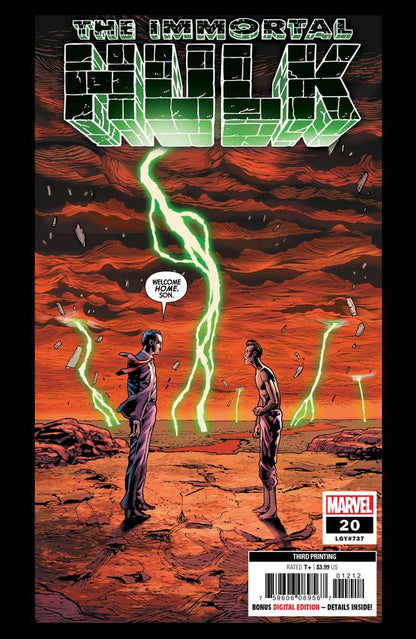 IMMORTAL HULK #20 3rd Print Joe Bennett Variant (09/11/2019) MARVEL