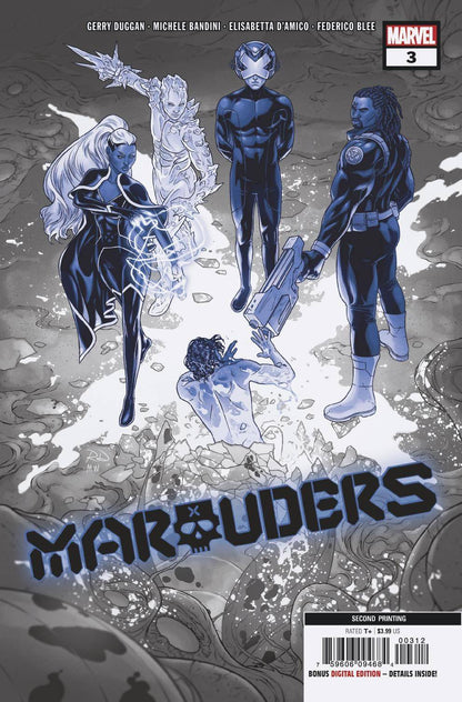 MARAUDERS #3 2nd Print Russell Dauterman Variant DX (01/29/2020) MARVEL
