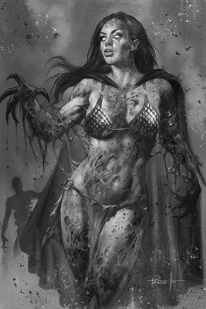 Die!Namite #1 1:25 Lucio Parrillo Living Dead Greyscale Virgin FOC Variant (10/14/2020) Dynamite