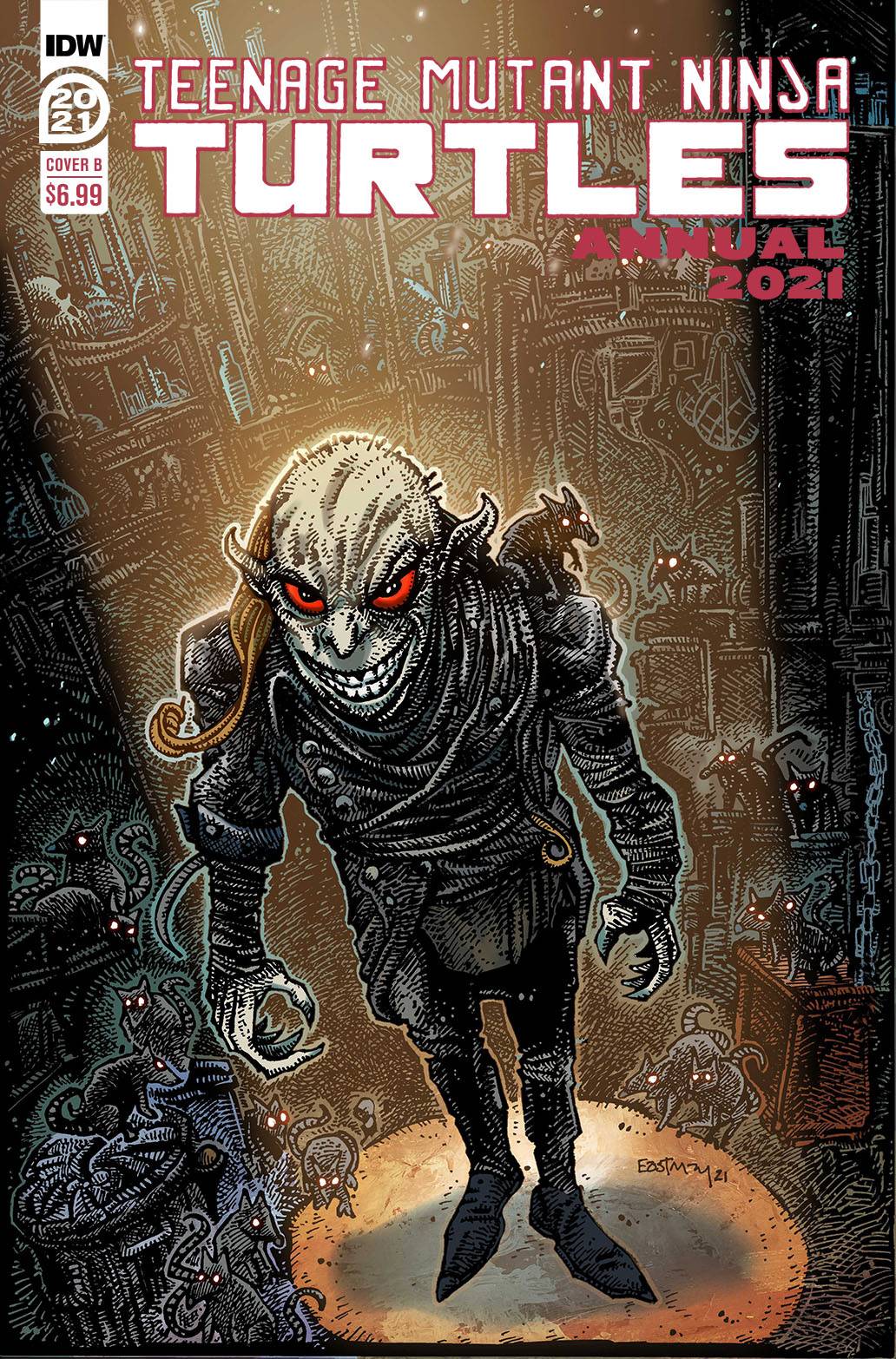 Tmnt Annual 2021 B Kevin Eastman Variant Teenage Mutant Ninja Turtles (07/28/2021) Idw