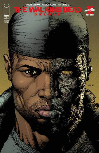 Walking Dead Dlx #7 2nd Print David Finch Headshot Variant (Mr) (06/30/2021) Image