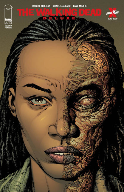 Walking Dead Dlx #9 2nd Print David Finch Headshot Variant (Mr) (06/30/2021) Image