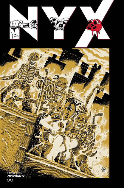 Nyx #1 O Ken Haeser TMNT Homage FOC Bonus Variant (11/10/2021) Dynamite