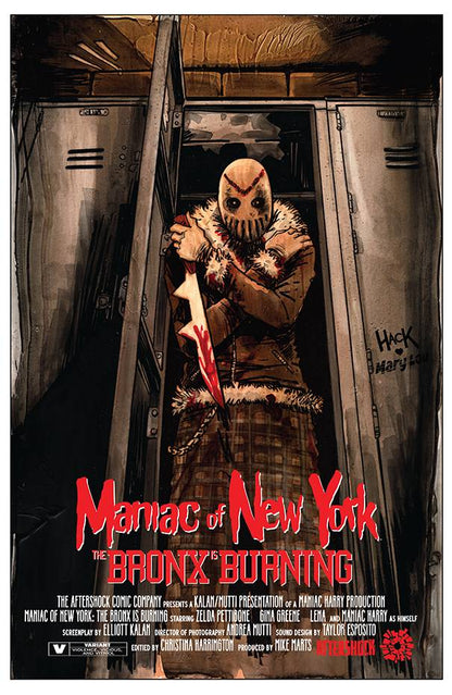 Maniac Of New York Bronx Burning #3 B Robert Hack (02/16/2022) Aftershock