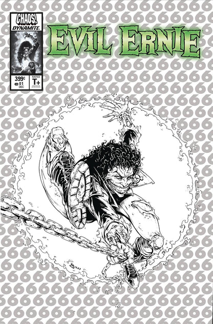 Evil Ernie #1 O 1:11 Jason Biggs Amazing Spider-Man 300 Homage Sketch FOC Bonus Variant (12/01/2021) Dynamite