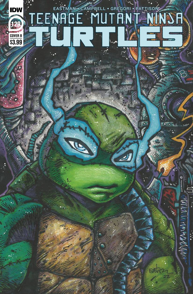 Tmnt Ongoing #129 B Kevin Eastman Variant Teenage Mutant Ninja Turtles (C: 1-0-0) (05/25/2022) Idw