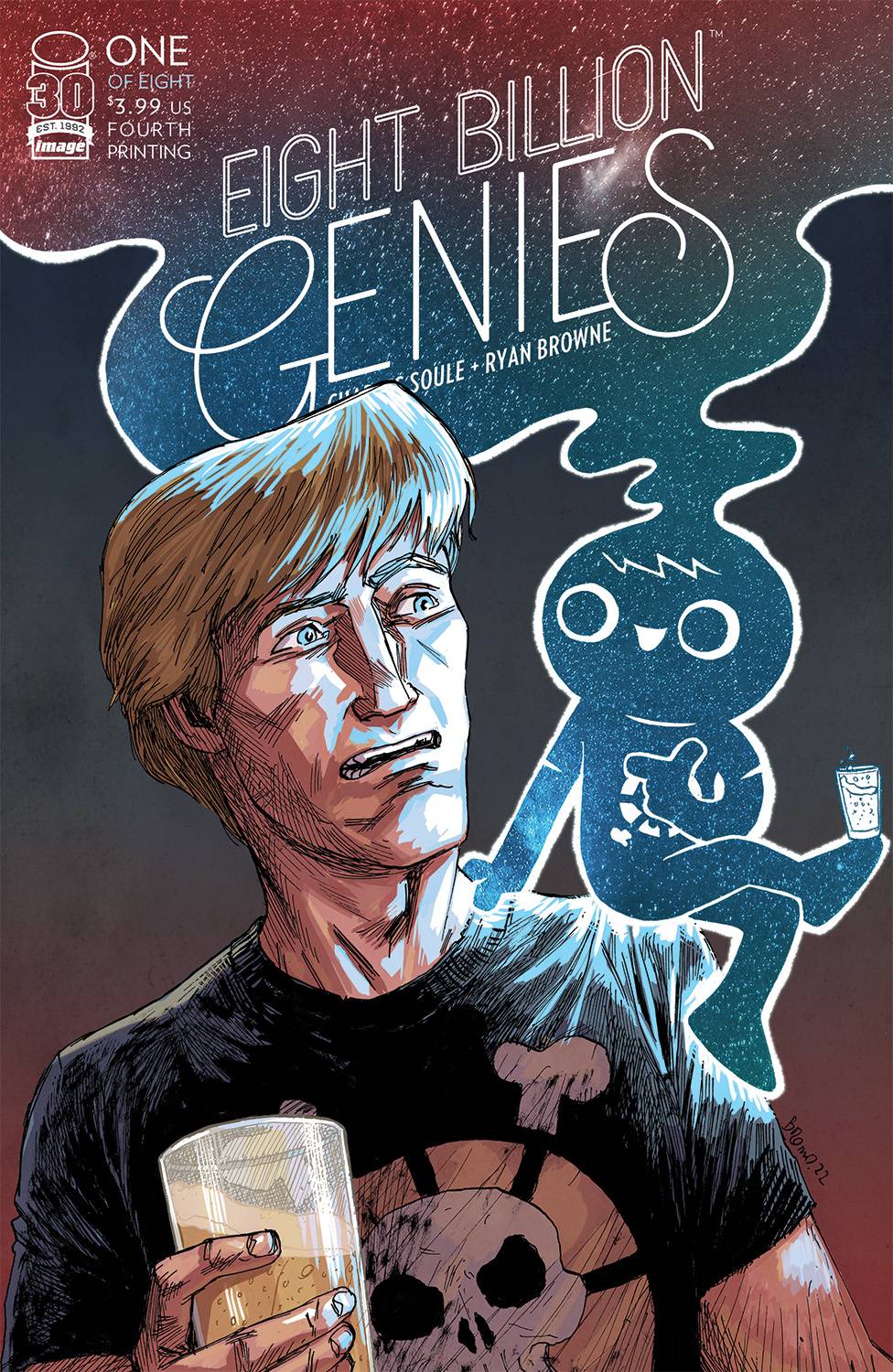 Eight Billion Genies #1 (Of 8) 4th Print Ryan Browne Variant (Mr) (10/12/2022) Image