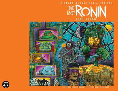 Teenage Mutant Ninja Turtles TMNT Last Ronin Lost Years #4 B Kevin Eastman & Bishop Variant (06/21/2023) Idw