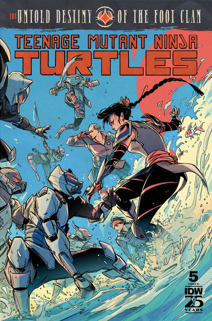 Teenage Mutant Ninja Turtles The Untold Destiny Of The Foot Clan #5 C 1:10 Santtos Variant (07/17/2024) Idw