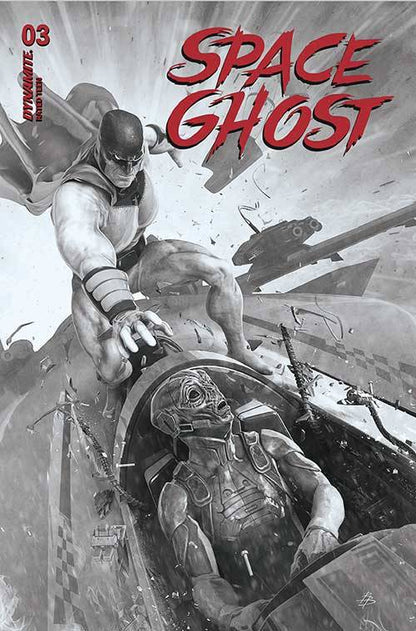 Space Ghost #3 U 1:5 Foc Bjorn Barends B&W Variant (07/03/2024) Dynamite