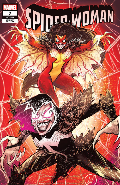 Spider-Woman #7 Lucas Weneck Knullified Trade Variant Spider Gwen GGA (12/23/2020) Marvel