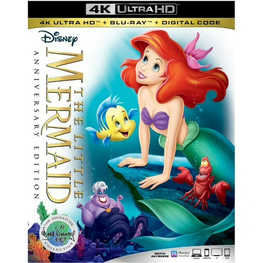 The Little Mermaid 30th Anniversary Signature Collection 4k UltraHD + Blu-Ray (4kUltraHD + Blu-Ray) (Pre-Owned)