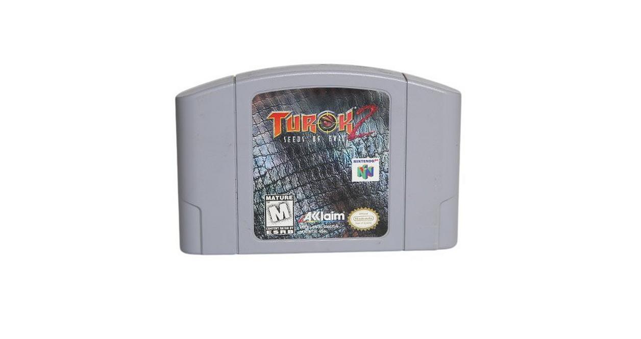 Turok 2: Seeds of Evil [Gray Cartridge Variant] (Nintendo 64)