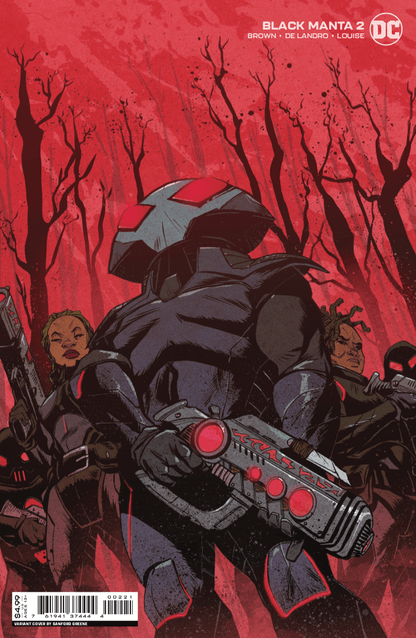 Black Manta #2 (Of 6) B Sanford Greene Card Stock Variant (10/19/2021) Dc