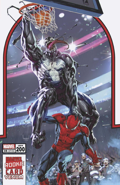 Venom #35 200 Kael Ngu Spider-Man Basketball Trading Card Variant KIB (06/09/2021) Marvel
