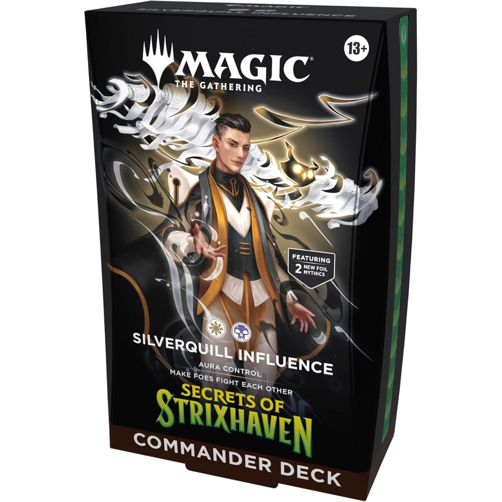 MTG: Secrets of Strixhaven Commander Deck - Silverquill Influence (TCG)