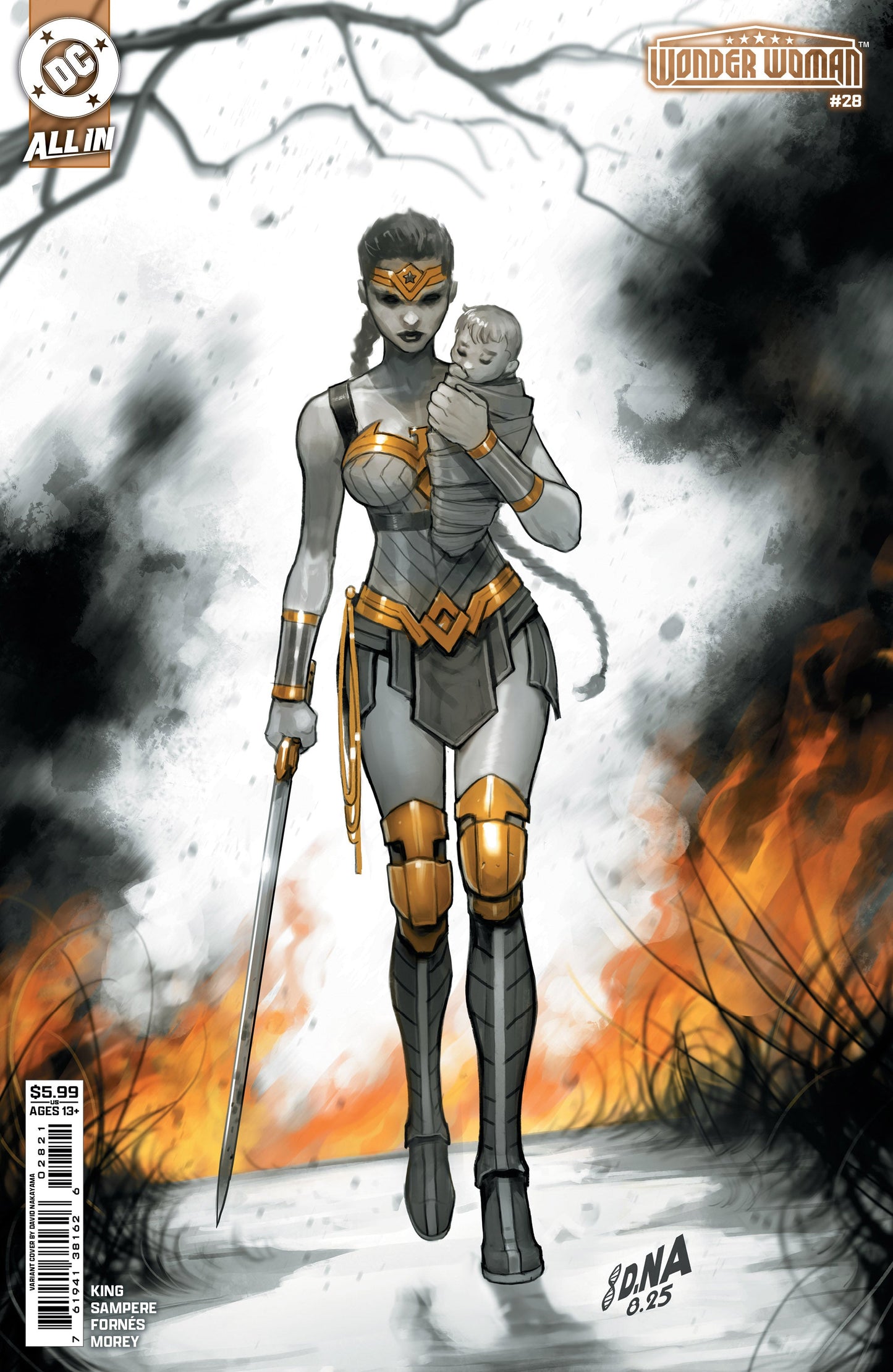 Wonder Woman #28 B David Nakayama Variant (12/17/2025) Dc