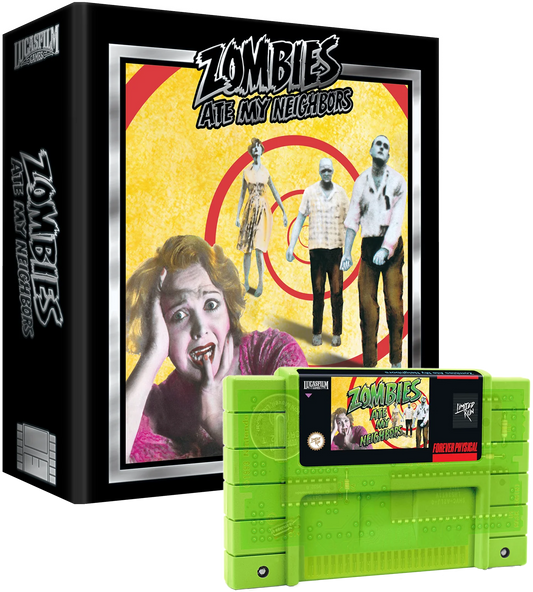 Zombies Ate My Neighbor: Premium Edition Green Cartridge (Super Nintendo)