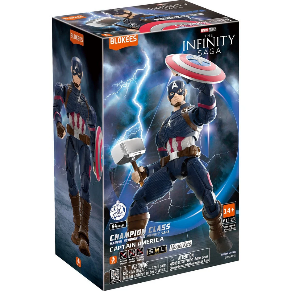 Blokees - Marvel Infinity Saga - Champion Class - 03: Captain America Model Kit (Toys)