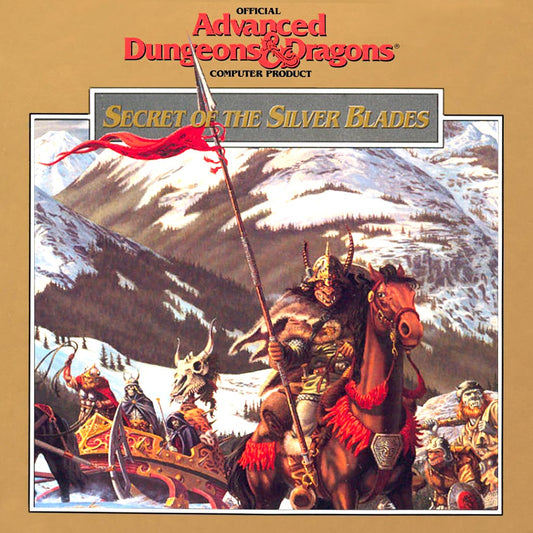 Advanced Dungeons & Dragons Secret of the Silver Blades + Cluebook Bundle (Commodore 64/128)