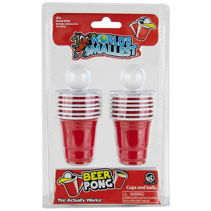 Los juegos más pequeños del mundo: Beer Pong (juguetes)