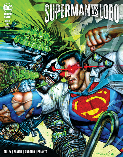 Superman Vs Lobo #1 (Of 3) B Simon Bisley Variant (Mr) (08/24/2021) Dc