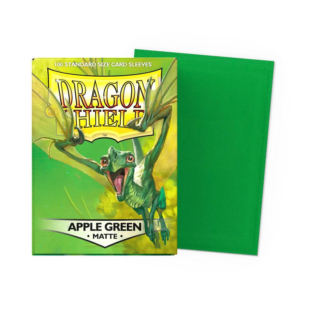 Dragon Shield Sleeves: Standard Matte Apple Green 100 ct. (TCG)
