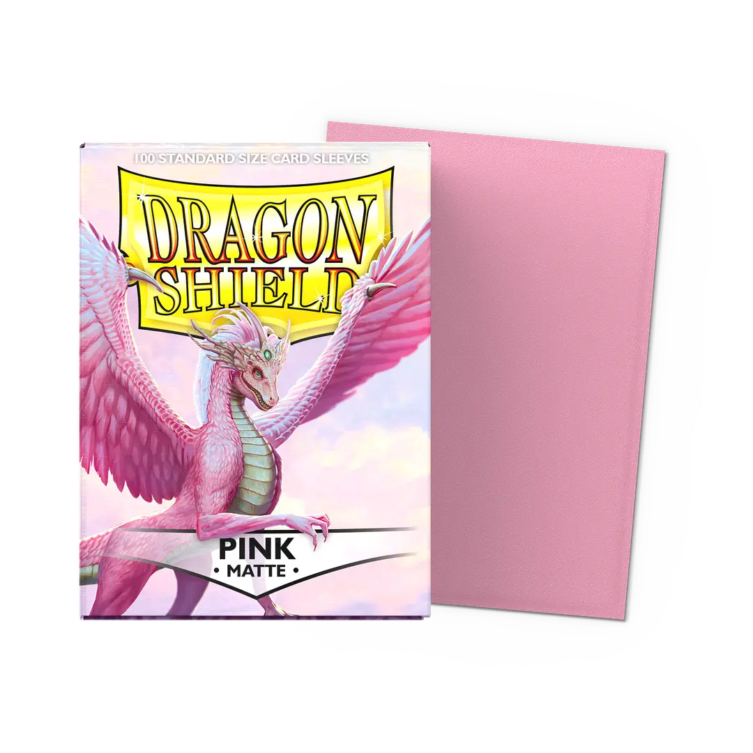 Dragon Shield Sleeves: Standard Matte Pink 100 ct. (TCG)