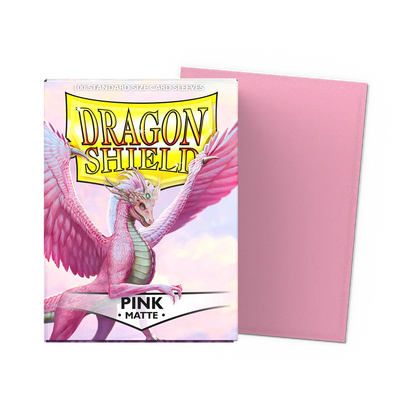Dragon Shield Sleeves: Standard Matte Pink 100 ct. (TCG)