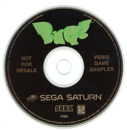 Bug! Video Game Sampler [Not For Resale] (Sega Saturn)