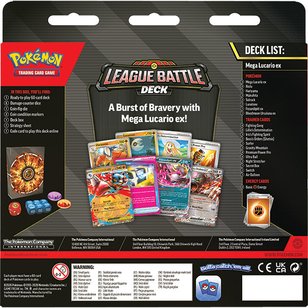 Pokemon TCG: Mega Lucario ex League Battle Deck (TCG)