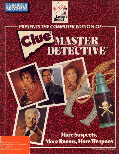 Clue Master Detective (Commodore 64/128)