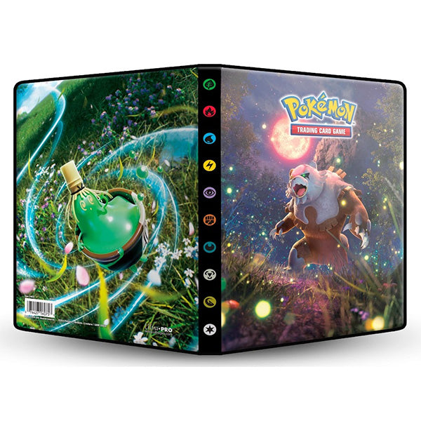 Portfolio: 4-Pocket Pokemon- Scarlet & Violet- Bloodmoon Ursaluna and Sinistcha (TCG)