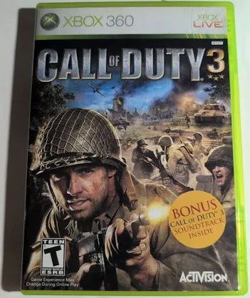 Call of Duty 3 with Bonus Soundtrack CD (Xbox 360)