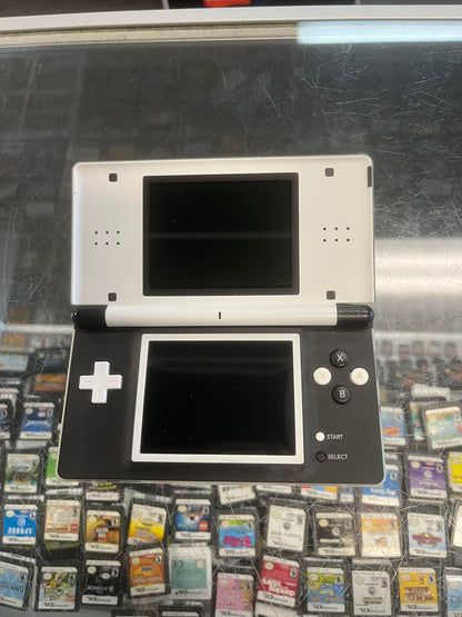 Reshelled Nintendo DS Lite With White & Black Shell (Nintendo DS)