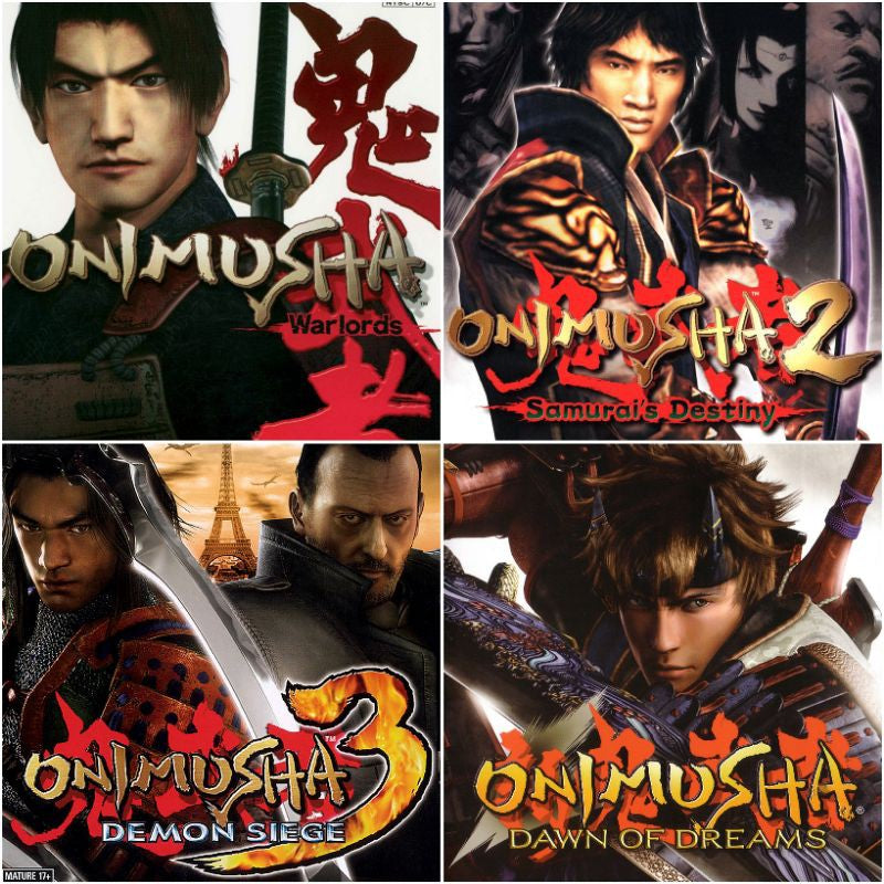 Onimusha: Warriors Quadrilogy Bundle (PlayStation 2)