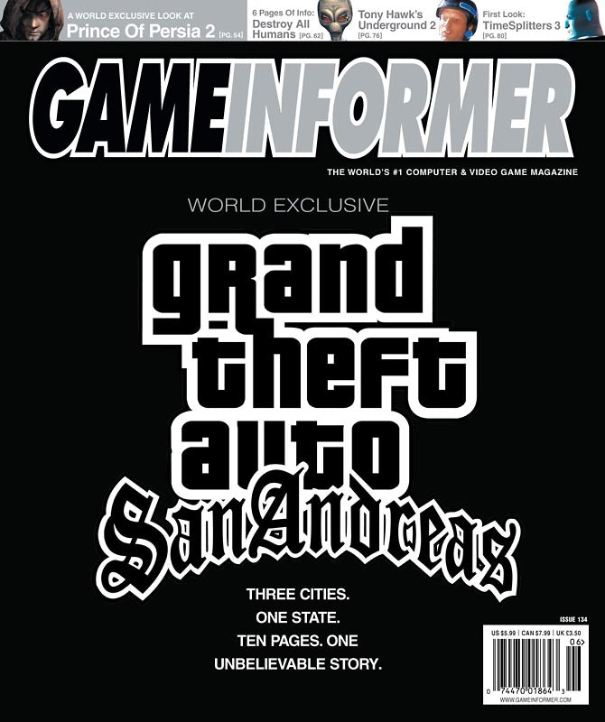Game Informer #134: Grand Theft Auto San Andreas Issue [Subscriber Edition] (Books)